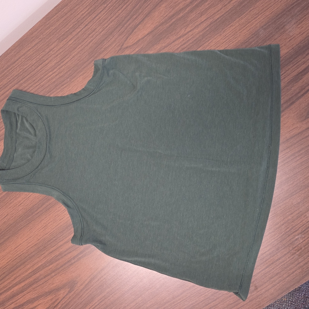 Women's Green Sleeveless Top